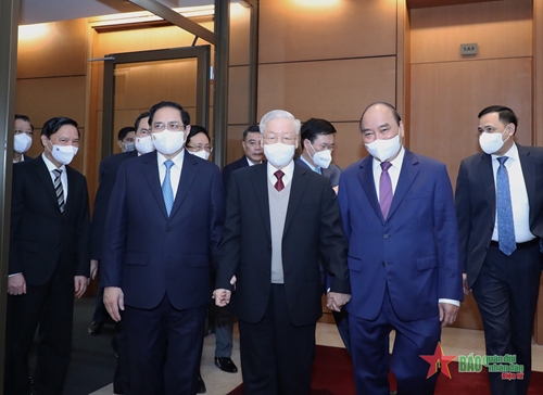 Tổng Bí thư Nguyễn Phú Trọng chủ trì Hội nghị Đối ngoại toàn quốc triển khai thực hiện Nghị quyết Đại hội XIII của Đảng